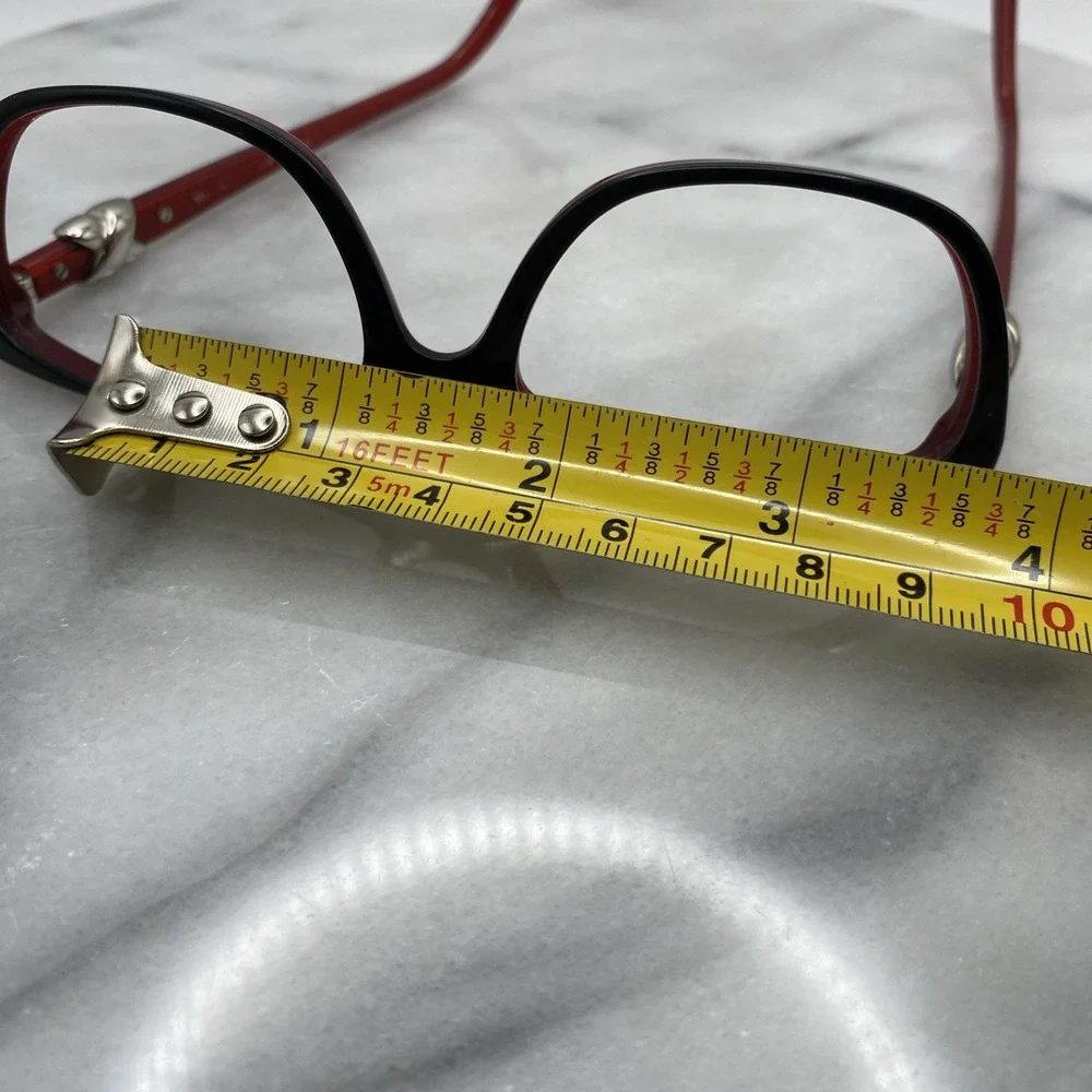 Tiffany & Co Women 51mm Eyeglasses Black Red TF 2074 Paloma Picasso Heart Knot